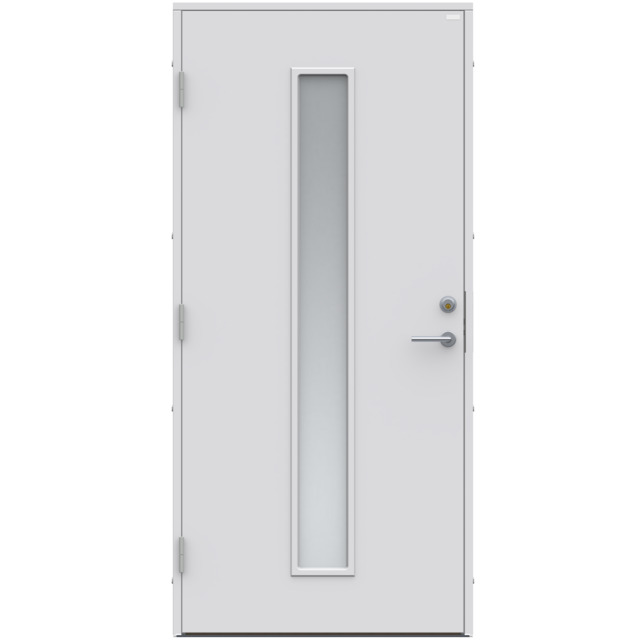 YTTERDÖRR ELINA GLAS VIT 10X21 V | Beijerbygg Byggmaterial
